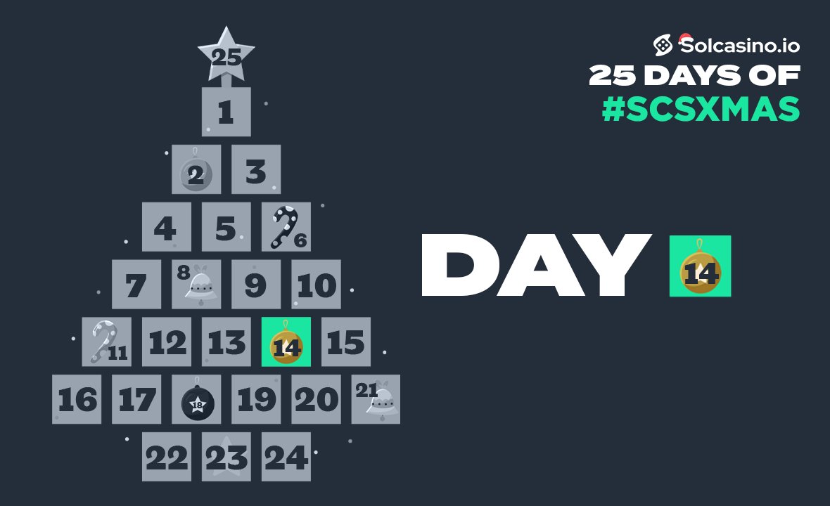 solcasino's tweet image. Have you done your Christmas shopping yet? 🎅 🎁 

Like + Reply with &quot;#SCSXMAS 🎄&quot; for a chance to be the winner of what&apos;s inside gift number 14! ❄️
