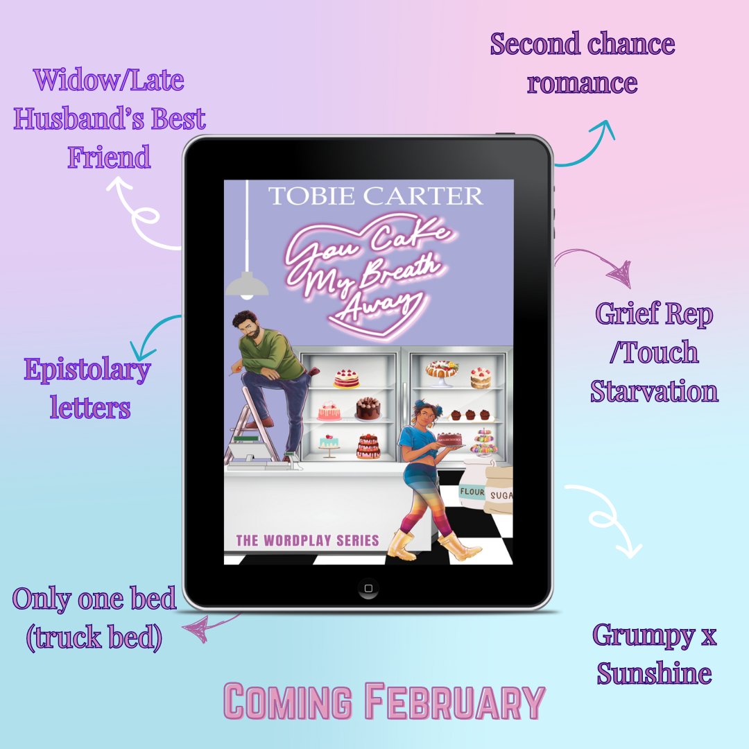 My romance publishing hero(ine) <a href="/TobieCarter6190/">Tobie Carter ARC form is open for The Meat Cute!</a> is publishing her next story in February! And take a look at that cover 😍