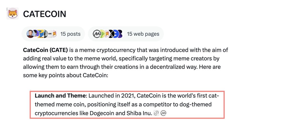 $grok reply when anyone ask about #catecoin