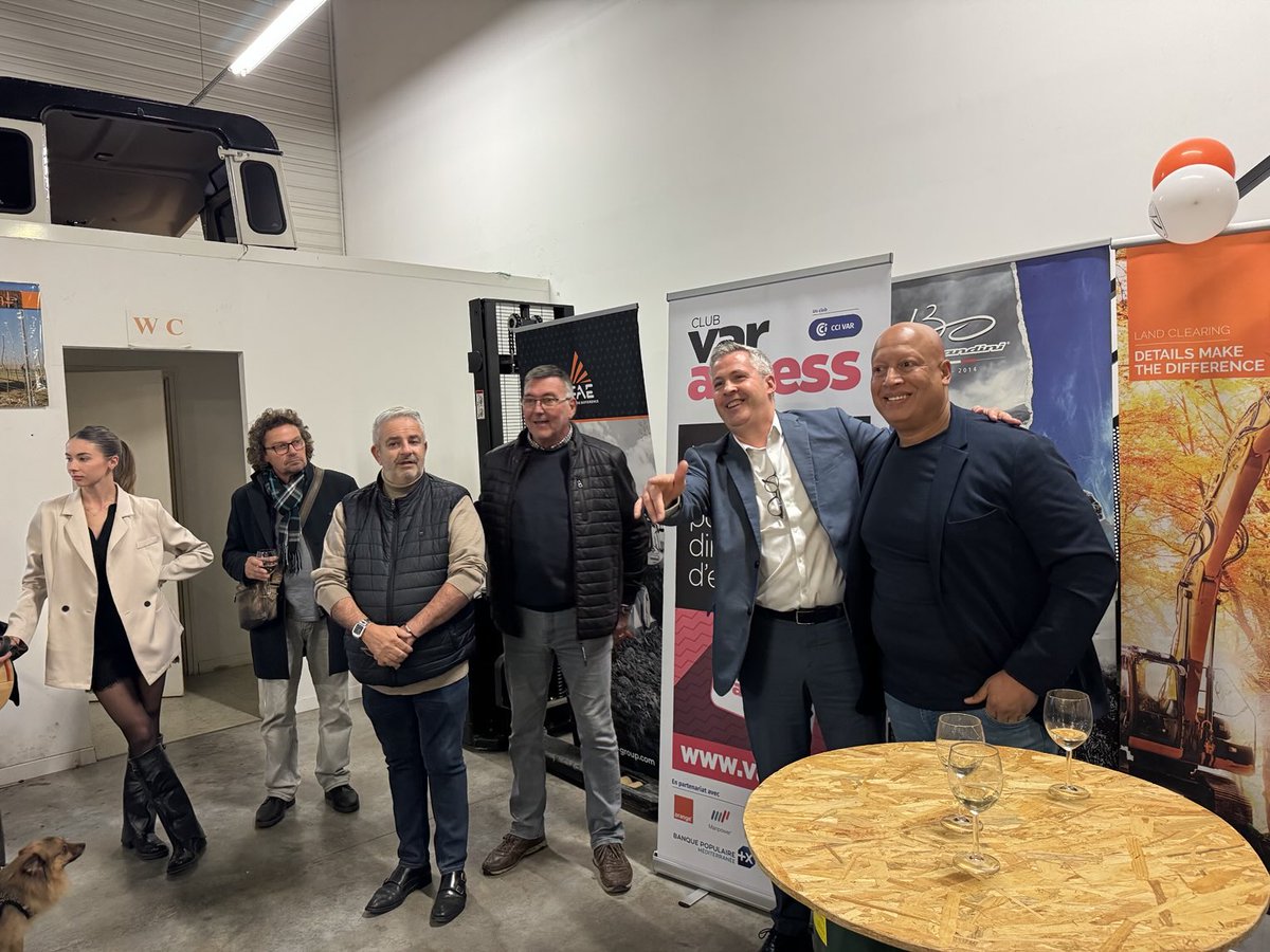Très gros succès pour le dernier club #VarAccess de la ⁦<a href="/CCIduVar/">CCI Var</a>⁩ pour 2024. Quel accueil chez #Barnezet à #Cuers, son club d’entreprise et son maire ⁦<a href="/BernardMouttet/">Mouttet Bernard</a>⁩