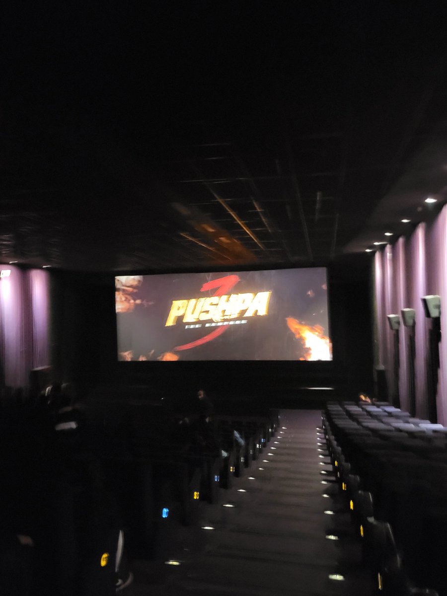 The film #puspha2therule has no story but the screen play was great and the direction was 10 on 10
<a href="/alluarjun/">Allu Arjun</a> <a href="/iamRashmika/">Rashmika Mandanna</a> <a href="/sreeleela14/">Sreeleela</a>