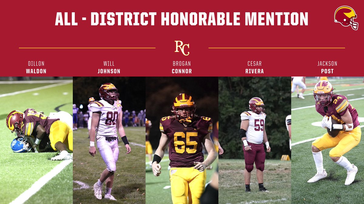 Congratulations to these Roncalli Catholic Football players who were selected to the All-District Team! #RollPride