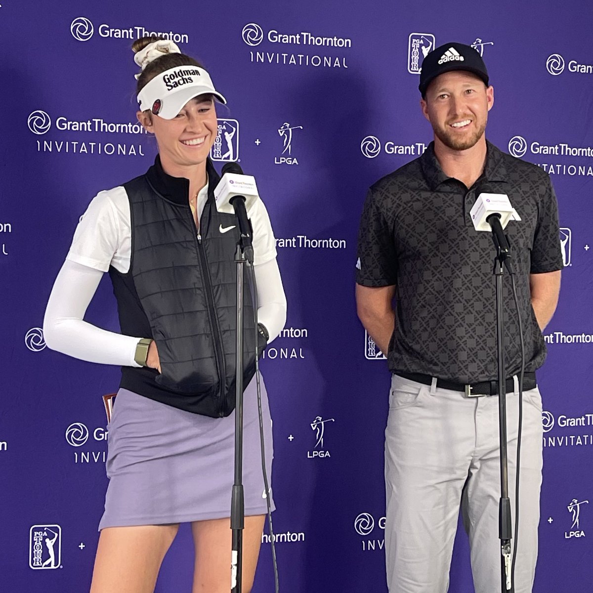 “I’ll star you on my PGA Tour app.” - Nelly complimenting Berger’s game after their round 😂