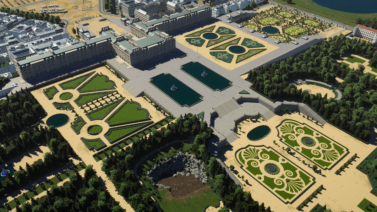 ‘Chateau De Versailles’ my French Region Pack build 🇫🇷 video will be out next week. One of my biggest builds and hopefully the most beautiful I’ve done in CS2 so far 👍 #citiesskylines2 <a href="/ColossalOrder/">Colossal Order</a>