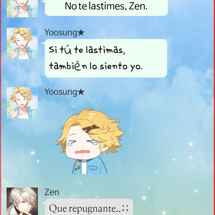 #yoosung #yoosungkim #zen #hyunryu #mysticmessenger