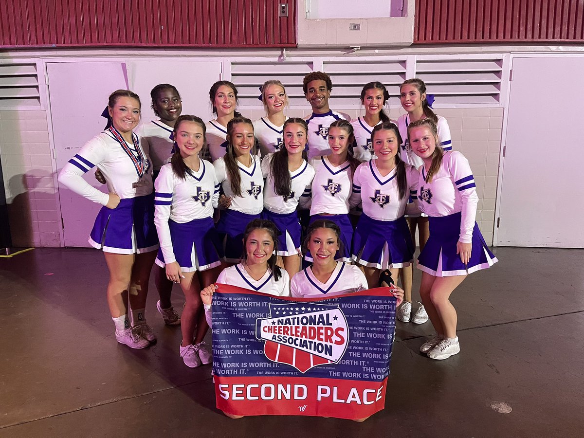 Timber Creek Cheer earned 2nd place in the intermediate coed division at NCA state!!! <a href="/TCGBB/">Timber Creek Lady Falcons</a> <a href="/TC_Cheer_/">Timber Creek Cheer</a> <a href="/TimberCreek_HS/">Timber Creek High School</a> <a href="/KISDAthletics/">Keller ISD Athletics</a>