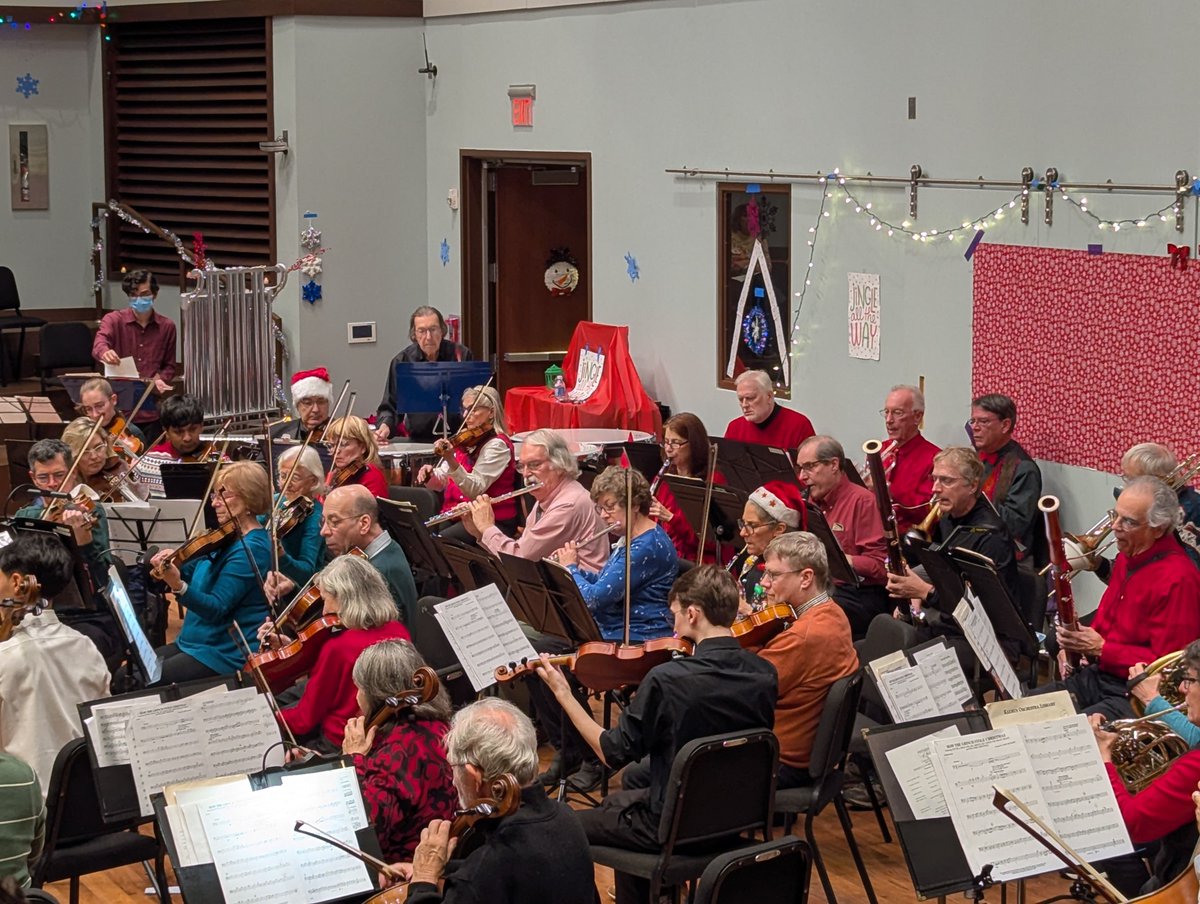 Thanks to everyone who joined us this week for holiday favorites and a sing-along with the Westminster Community Orchestra!