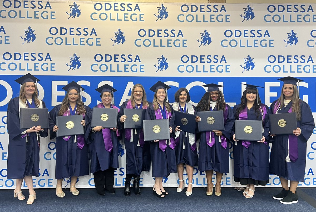 A huge congratulations to the very first cohort of students to graduate with a Bachelors of Applied Science in Early Childhood Education &amp; Teaching from Odessa College! It has been a pleasure to watch you grow along your journey. Wishing you many blessings! 👏🏻🎓