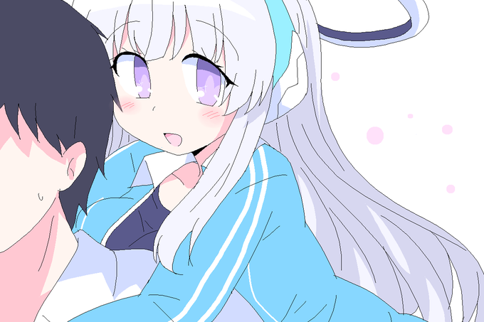 「…ご迷惑おかけしてすみません、先生」
「生徒一人おんぶするくらいなんともないよ」
「では私は先生の心拍数をちゃんと数えておきますね」
「その記録って今必要…?」
「ふふっ、大事ですよ♪」 