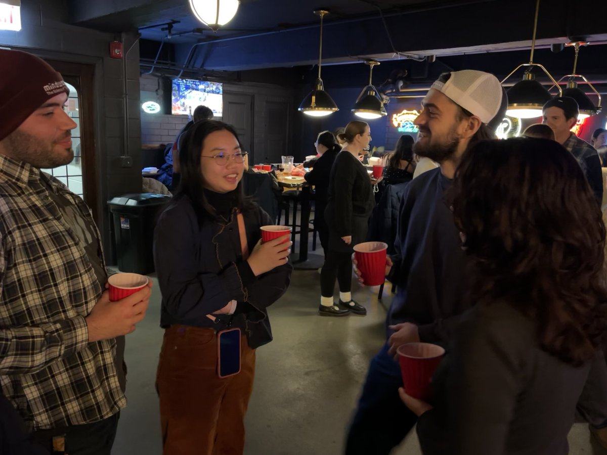 UChicagoMAPSS's tweet image. As we head into winter break, let’s celebrate the progress we’ve made, the friendships we’ve built, and the UChicago spirit that keeps us thriving. Cheers to the end of Fall Quarter and the adventures ahead! 🖤❤️

#UChicago #MAPSS #FallQuarter #PubNight #ForeverMaroon