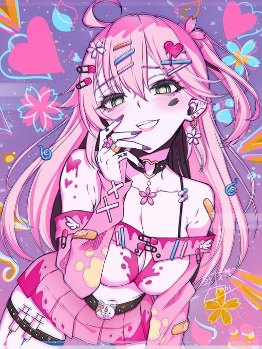 ヤンデレみこち🌸
#miko_Art 