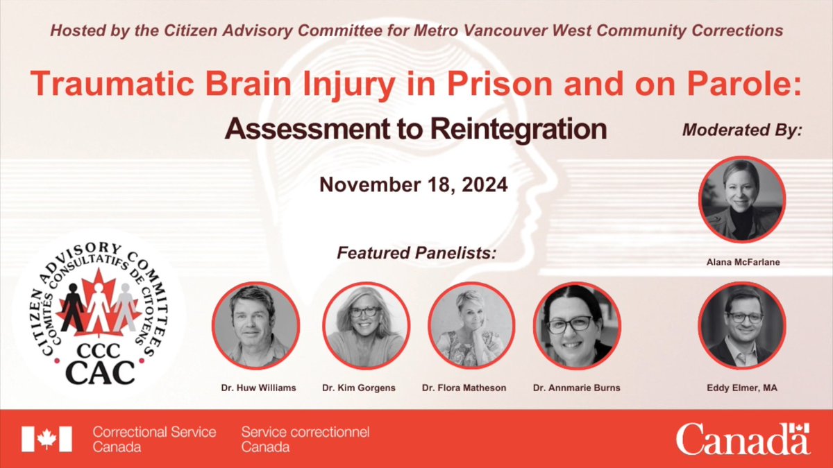 We've uploaded the video from our webinar about traumatic brain injury among people in the criminal justice system (and others). Slides and written responses to questions are in the video description. Thanks to our speakers and everyone who registerered! youtube.com/watch?v=tATca7…