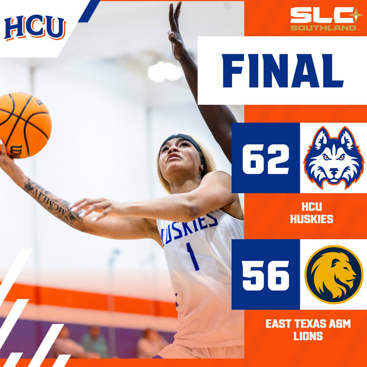 🏀𝗙𝗜𝗡𝗔𝗟 𝗳𝗿𝗼𝗺 𝗦𝗛𝗔𝗥𝗣 !!

𝗛𝘂𝘀𝗸𝗶𝗲𝘀 𝗵𝗼𝗹𝗱 𝗼𝗳𝗳 𝗟𝗶𝗼𝗻𝘀 𝗳𝗼𝗿 𝗪 𝗶𝗻 𝗦𝗼𝘂𝘁𝗵𝗹𝗮𝗻𝗱 𝗼𝗽𝗲𝗻𝗲𝗿 !!

<a href="/HCUWBB/">HCU Women's Basketball</a> / #DawgsUp