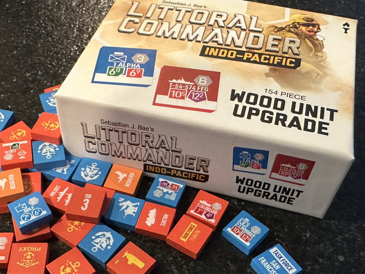 Zach Ota (@zach_ota) on Twitter photo There’s another big Navy win in the making, now that I have <a href="/SebastianBae/">Sebastian Bae</a>’s wood upgrade kit for Littoral Commander: Indo-Pacific! There’s another big Navy win in the making, now that I have <a href="/SebastianBae/">Sebastian Bae</a>’s wood upgrade kit for Littoral Commander: Indo-Pacific!