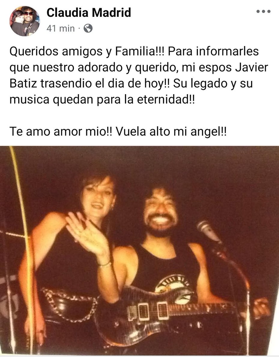 Pirock (@pirock12) on Twitter photo Desafortunadamente acaban de publicar en FB que el Brujo de Tijuana Javier Batiz se ha vuelto ETERNO 😪 QDEP Desafortunadamente acaban de publicar en FB que el Brujo de Tijuana Javier Batiz se ha vuelto ETERNO 😪 QDEP