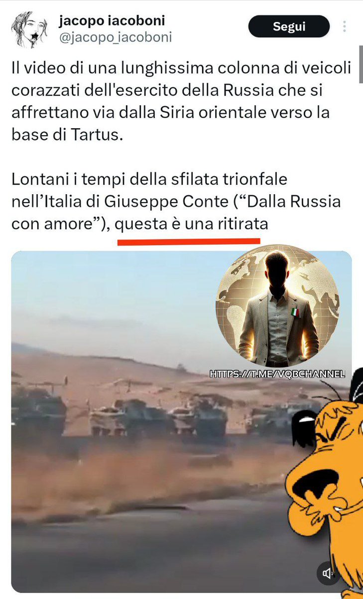 LadyAfro17's tweet photo. 14 dicembre 2024, Italia
QUALCUNO SPIEGHI A QUESTO POVERACCIO CHE È IL MOMENTO DI TROVARSI UN LAVORO VERO
(I fans di Jacopo Iacoboni)
#14dicembre #15dicembre
#EurasiaNews #Italia #Europa
#UE #MSM #NotInMyName
#NonInMioNome #Jacoboni
https://t.co/1Hy92wwp1r https://t.co/L5NN6r9xTm
