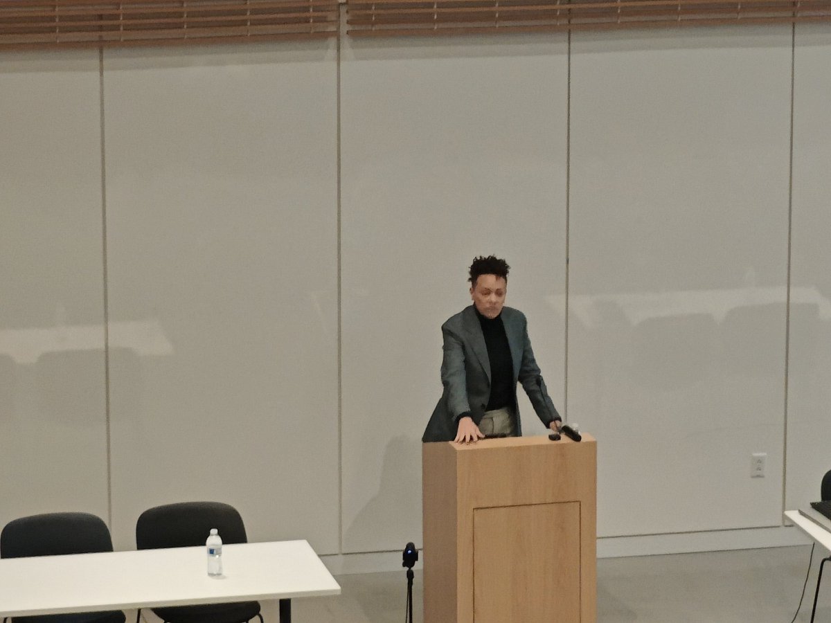 since_m's tweet image. Yvette Carnell speaking at the ADOSAF NC To be known event.