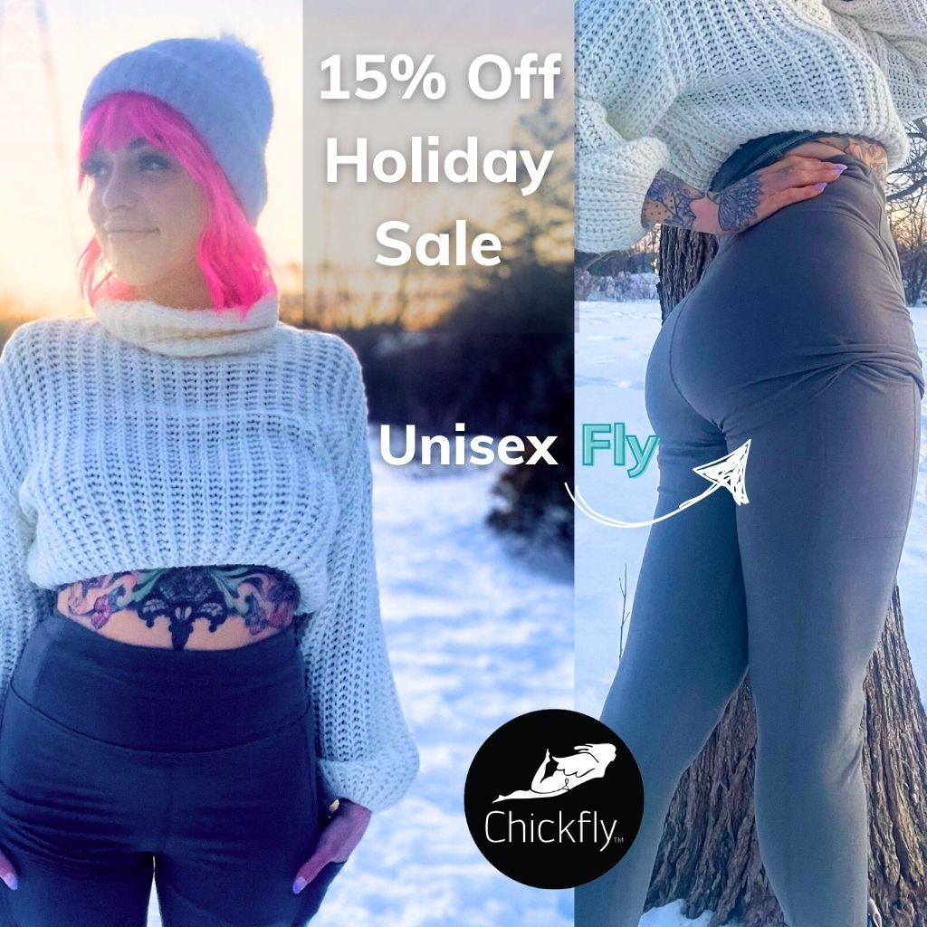 chickflypants's tweet photo. Our fly works for women, for every body!

We are extending our 30-day return policy till January 31st. 

Chicklfy are  made in the USA from sustainably sourced fabrics. Our high-quality  pants, leggings, and jumpsuits products, all with a built-in fly, are  designed to last. https://t.co/EmvV3wyM1w