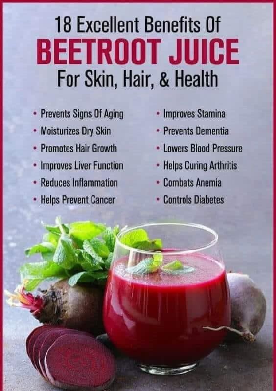 Benefits of beet juice👇🏽