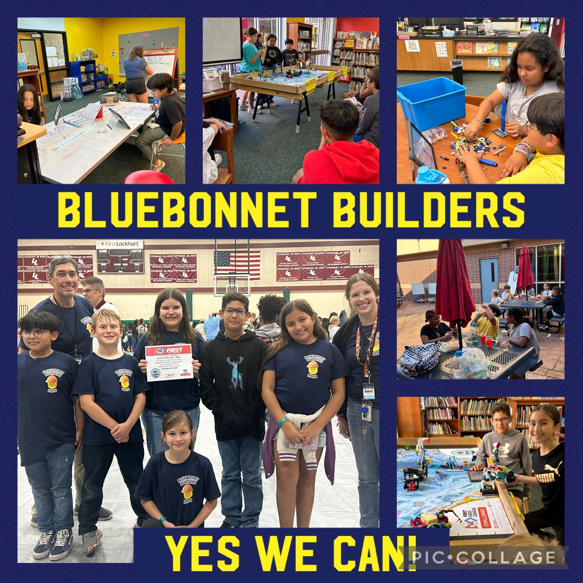 These <a href="/BluebonnetLions/">Bluebonnet Elementary School</a> worked SO hard this year to compete in today’s <a href="/firstlegoleague/">FIRST LEGO League</a> qualifier where they ROCKED IT, placing 3rd in Core Values! Their growth from last year to this year has been awesome to watch! 🎉#LockhartLeading #ExpeditionExcellence
