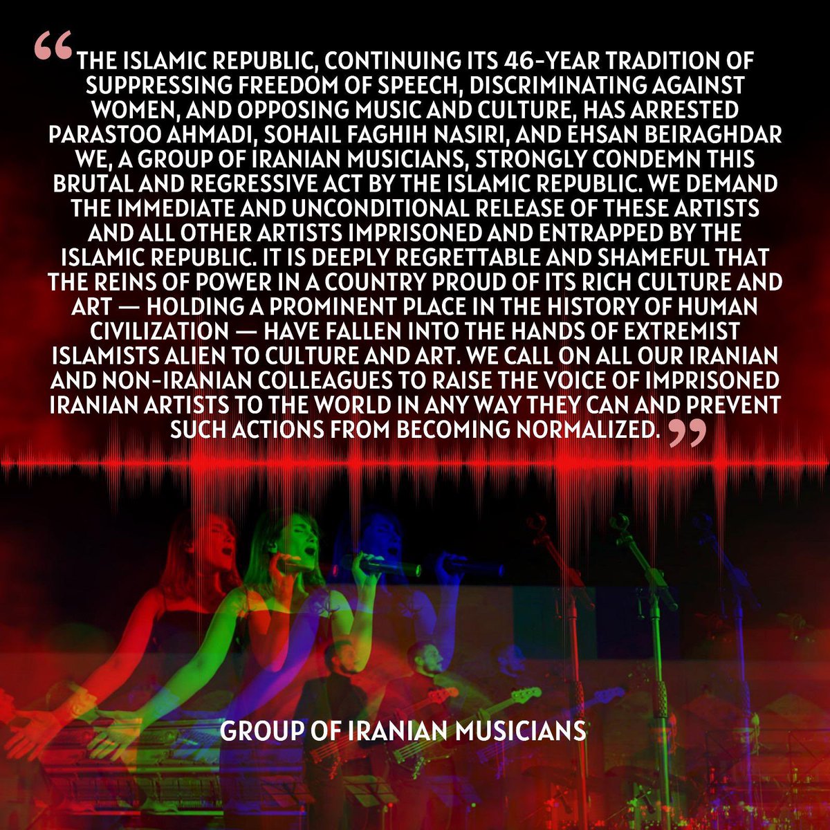 #پرستو_احمدی
#سهیل_فقیه_نصیری 
#احسان_بیرق‌دار 
#زن_زندگی_آزادی