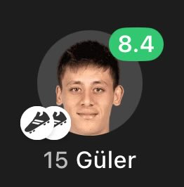 Asensii20's tweet photo. Congratulations to Arda for having the same number of assists today as Pedri in his last 29 La Liga games https://t.co/JqQKj3OCXA
