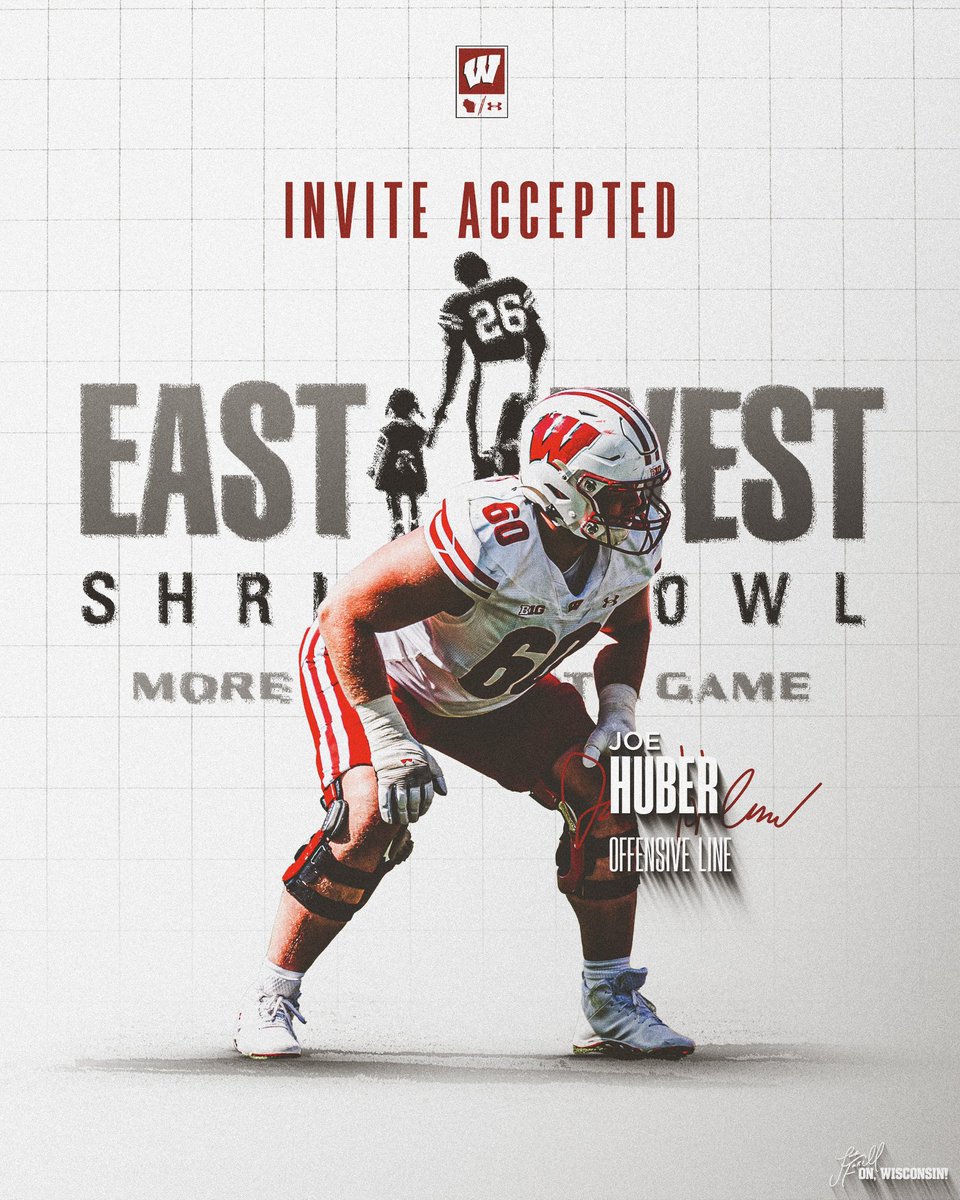 invite accepted ✔️

<a href="/JoeHuber14/">Joe Huber</a> is headed to the 2025 East-West Shrine Bowl!