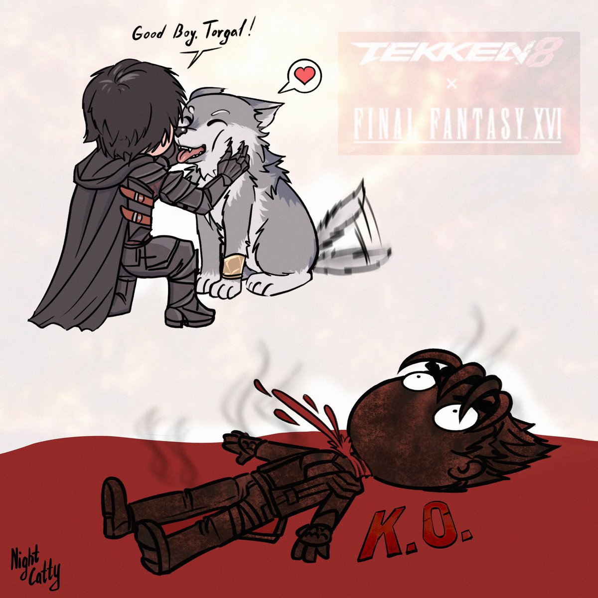 I feel sorry for Jin. First Torgal almost ripped his throat, then Ifrit burned him to a barbeque … whyy 😭😂

#TEKKEN8 #FFXVI #JinKazama #Torgal #CliveRosfield