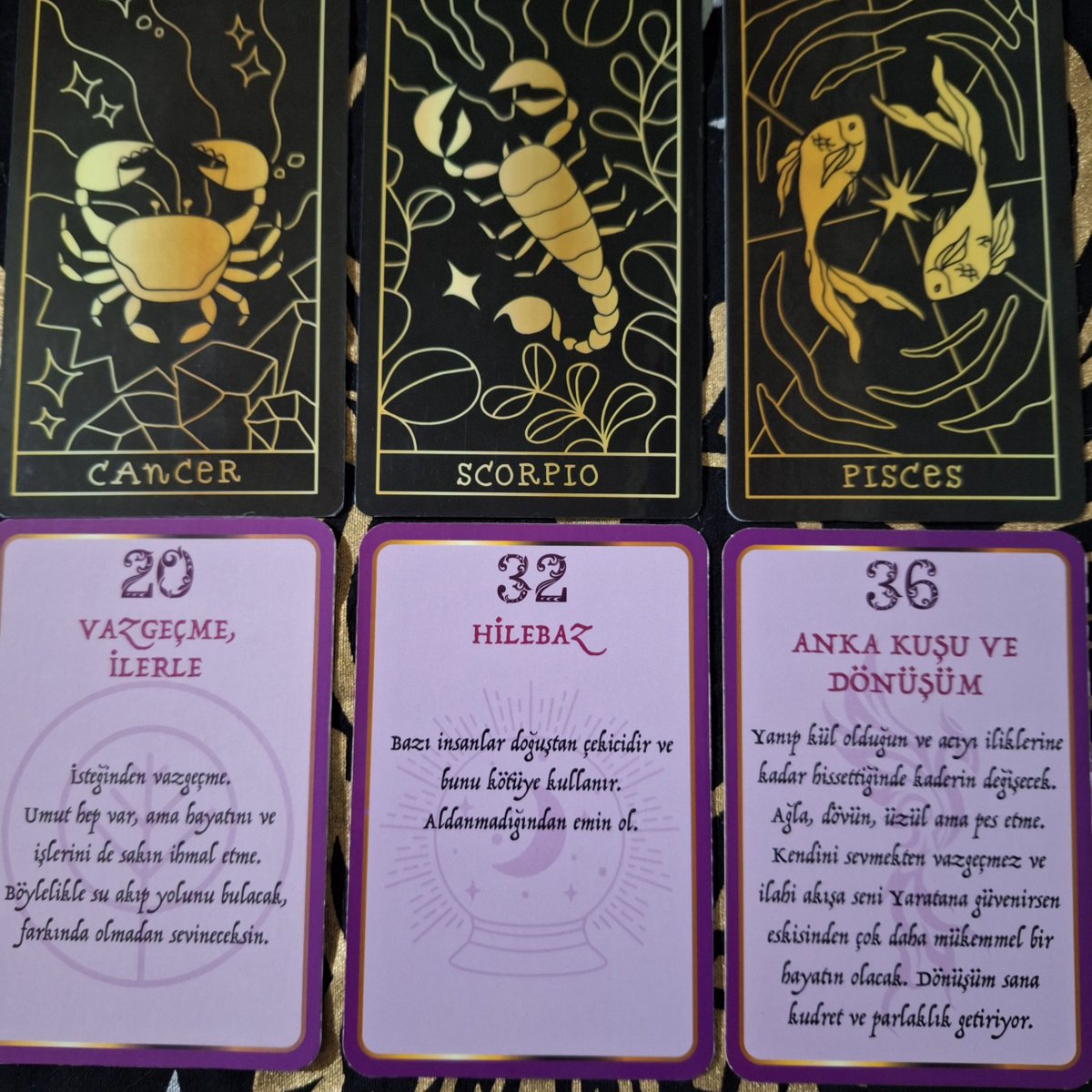 PHOEN1XDRAGON's tweet photo. ☯️ 15 ARALIK GÜNLÜK Melek  Tarot Mesajları Tek Kart Gündemi

¡Etkileşim Verenlere niyetlendim!

𖤓 Güneş | ⅍ Yükselen  | ☽ Ay 

➣Günün Mesajları Burçların altında yazmaktadır.
(Sistem yeniden yerine oturana kadar foto paylaşımlı olacak)

🜂ATEŞ ELEMENTİ
♈︎ Koç
꒰ঌ(O DA SENİ DÜŞÜNÜYOR)໒꒱
Hakkında çok düşündüğün eş, evlat, dost ya da sevgili de seni düşünüyor ve aranızın düzelmesini istiyor olabilir. Önemseniyor ve değer görüyorsun.
⊹₊⟡⋆

♌︎ Aslan
꒰ঌ(BARIŞ VE KAVUŞMA)໒꒱
Barışı kucakla, sevdiklerine içtenlikle sarıl. Her acının sonu, eğer sen de bunu istersen mutluluk olur.
⊹₊⟡⋆

♐︎ Yay
꒰ঌ(ÇİÇEKLER VE ARMAĞANLAR)໒꒱
Çiçekler Yaratıcının sanat ve nezaketini yansıtır. İyileştirir. Çiçeklerle daha çok zaman geçir, kendine özel bir bahçe oluştur, çiçek kokla. Sabah uyanınca gül, limon çiçeği ve yasemin yağları kokla. Sana sunulan armağanları nezaketle kucakla ve teşekkür et.
⊹₊⟡⋆

🜃TOPRAK ELEMENTİ 
♉︎ Boğa 
꒰ঌ(GÜN IŞIĞI)໒꒱
Güneş yaşamın kaynağı, sen de Güneş gibi ol. o geceye aldırmaz ve her gün yeniden parlayarak doğmaktan vazgeçmez. Yaşama sevincini diri tut.
⊹₊⟡⋆

♍︎ Başak
꒰ঌ(GÜVEN)໒꒱
Tereddüt ediyorsan bunu geçiştirme, kökenine in. İçini kemiren şeyleri zamana bırak. Eğer devamlı şüphe içinde olursan doğru insanlarla birleşemezsin. Herkes aynı değil.
⊹₊⟡⋆

♑︎ Oğlak 
꒰ঌ(KARMA)໒꒱
Dönüp dolaşıp aynı şeyleri farklı insanlarla yaşıyorsan dersi almamışsın demektir. Muhtaçlara iyiliklerde bulun ve sana sebepsiz kötii davrananları içinden affet, belalleş. Bu konu düşündüğünden daba derin, arınmaya niyet et.
⊹₊⟡⋆

🜁HAVA ELEMENTİ 
♊︎ İkizler 
꒰ঌ(MATEM, AYRILIK)໒꒱
Her karanlık gece güneşi koynunda saklar. Her ayrılık daha iyi bir kavuşma içindir. Yaşadığın ayrılığın yasını tut ama sonra daha çok parlayarak bayata dön.
⊹₊⟡⋆

♎︎ Terazi
꒰ঌ(İLETİŞİM)໒꒱
Beklediğin baberler olumlu olarak gelecek. Boğaz çakram güçlendir, mavi taşlı kolyeler kullan ve doğru iletişim kurmaya niyet et.
⊹₊⟡⋆

♒︎ Kova
꒰ঌ(TELEPATİK BAĞLAR VE RÜYA)໒꒱
Rüyalarına ve sezgilerine kulak ver. Kalabalıklardan uzaklaş, yolculuklar ya da kitaplarla kendini geliştir. Sen bilgiye gönüllü oldukça daba çok bilgi gelecek, merak ettiklerini böylelikle öğreneceksin.
⊹₊⟡⋆

🜄SU ELEMENTİ 
♋︎ Yengeç
꒰ঌ(VAZGEÇME, İLERLE)໒꒱
İsteğinden vazgeçme. Umut bep var, ama bayatını ve işlerini de sakın ihmal etme. Böylelikle su akıp yolunu bulacak, farkında olmadan sevineceksin.
⊹₊⟡⋆

♏︎ Akrep
꒰ঌ(HİLEBAZ)໒꒱
Bazı insanlar doğuştan çekicidir ve bunu kötüye kullanır. Aldanmadığından emin ol.
⊹₊⟡⋆

♓︎ Balık
꒰ঌ(ANKA KUŞU VE DÖNÜŞÜM)໒꒱
Yanıp kül olduğun ve acıyı iliklerine kadar hissettiğinde kaderin değişecek. Ağla, dövün, üzül ama pes etme. Kendini sevmekten vazgeçmez ve ilahi akışa seni Yaratana güvenirsen eskisinden çok daha mükemmel bir hayatın olacak. Dönüşüm sana kudret ve parlaklık getiriyor.
⊹₊⟡⋆

『 Dileyen arkadaşlar benden özel danışmanlık hizmeti alabilirler. Yapmaları gereken tek şey benimle iletişime geçmeleri olacak』

#tarot #oracle #kehanet #rune #astroloji  #burçlar #zodyak #signs #motivasyon  #günlükmotivasyon  #koç #boğa #ikizler #yengeç #aslan #başak #terazi #akrep #yay #oğlak #kova #balık #PhoenixDragon #PhoenixDragonTarot 
#TarotZilla #keşfet #kesfet
