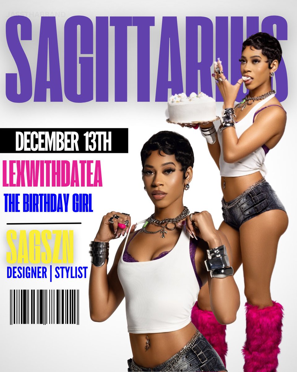 LexWithDaTea's tweet image. Sagittarius Finest🎂💗