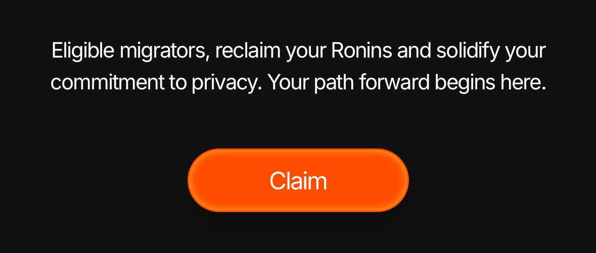 redacted_money's tweet image. They’ve returned. After a long journey through the void, the Ronin are back — and they’re ready to be claimed. 🥷🏽

⚔️ Your guardians of privacy await.

Claim your Redacted Ronin now:
🔗 redacted.money/nft