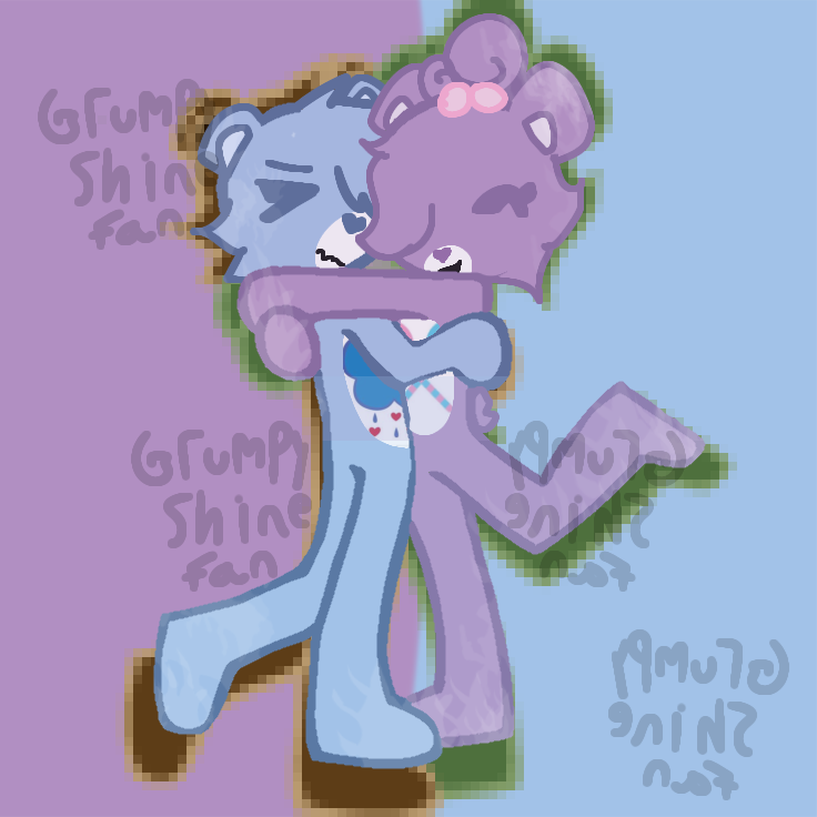 missdandicus's tweet photo. I am so fucking sick right now but I gotta post some Share and Grumpy art
#carebears #caretwt #grumpybear #sharebear #art #imsickaf https://t.co/RUui489NV3