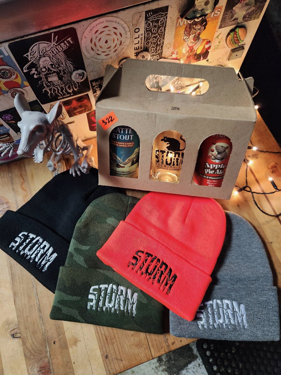 SHOP &amp; SIP

Support a small local business, knock some holiday shopping off the list AND enjoy awesome craft beer! Storm has it all. ⚡️