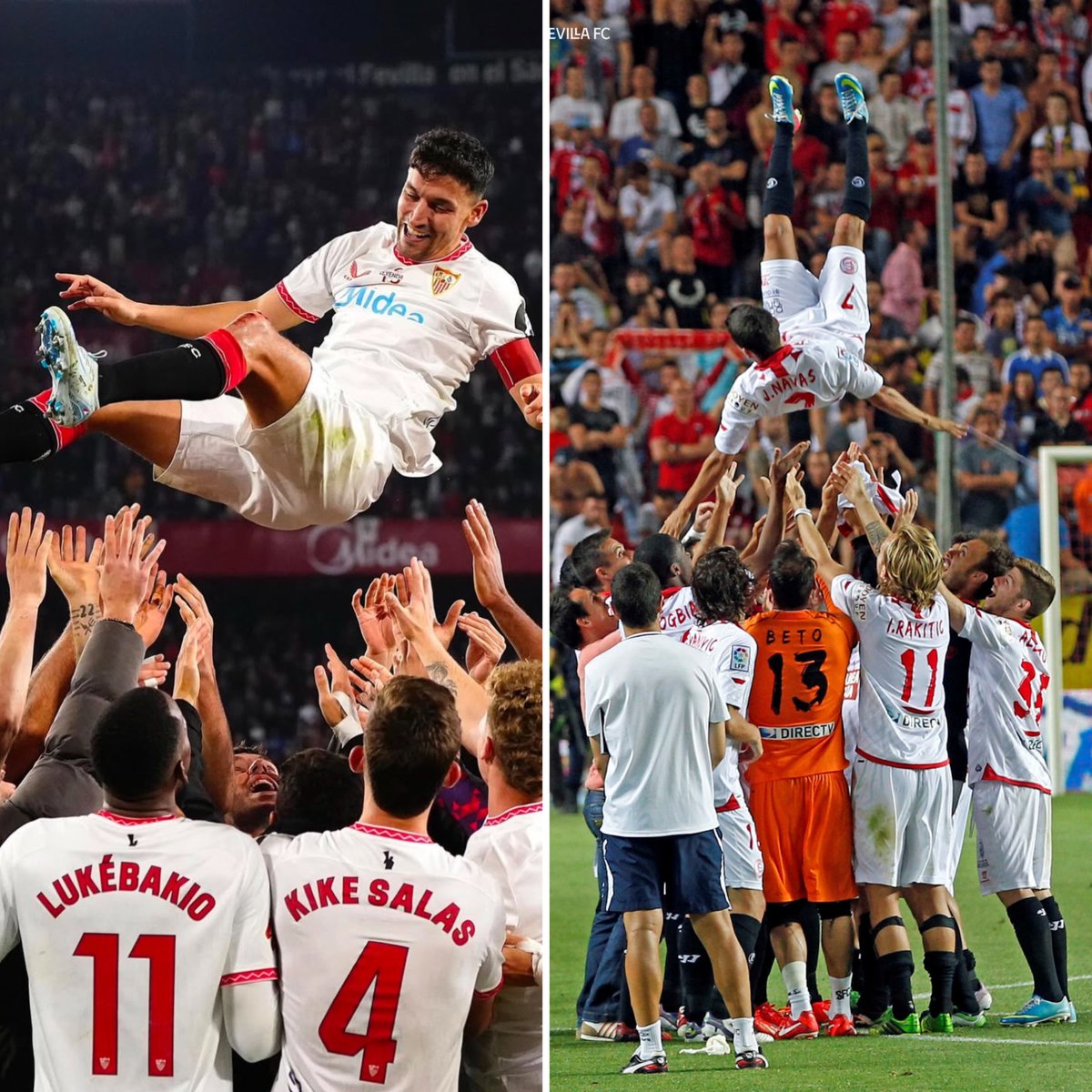 SevillaFC's tweet photo. ♾ ¡Oh capitán, mi capitán!

👏🏼 @JNavas https://t.co/3S4fFGNi6t