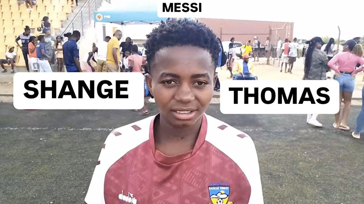 FootyNamibia's tweet photo. FULL TIME: 

Khomas Nampol 13-0 Okahandja 

⚽️Shange Messi
⚽️Shange Messi 
⚽️Shange Messi  
⚽️Shange Messi
⚽️Shange Messi 
⚽️Shange Messi  
⚽️Shange Messi
⚽️Shange Messi 
⚽️Shange Messi  
⚽️Hilma Hazard Haitamba
⚽️Kajovi 
⚽️Taleni
⚽️Ndapewa Katuta https://t.co/Q9eXpkum0G