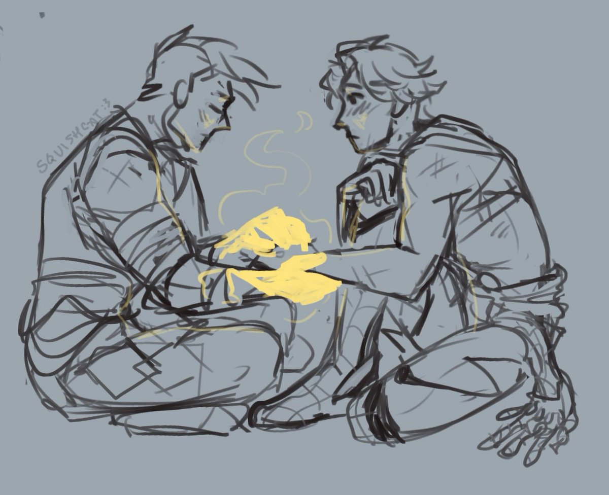 squishedcat_'s tweet image. healing up after battle 

#spiderfist #MarvelRivalsFanArt #Spiderman #IronFist