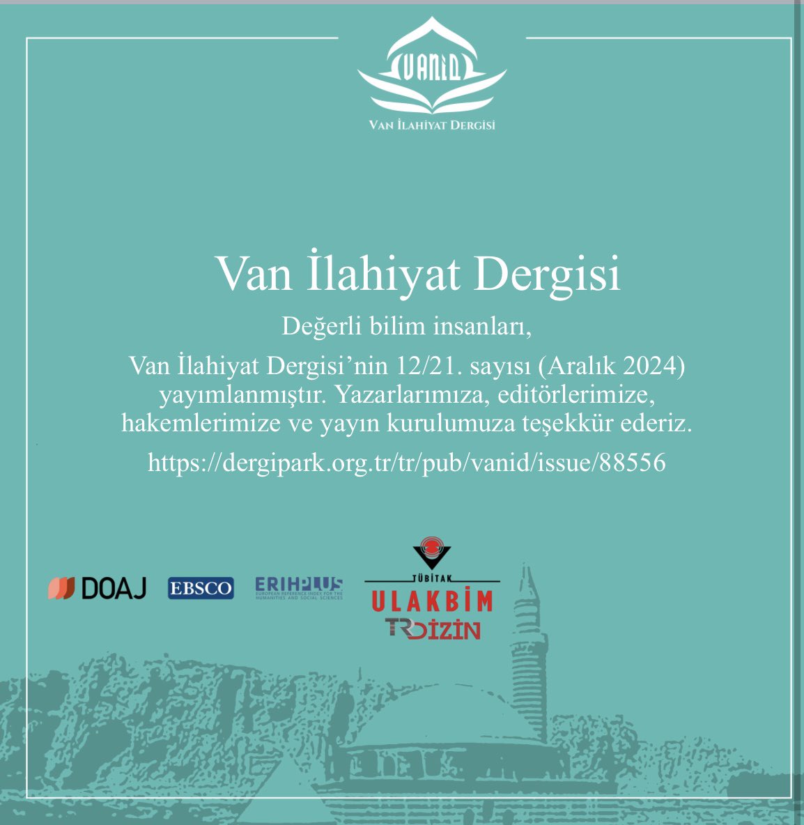 van_ilahiyat_d's tweet photo. Makalelere linkten erişebilirsiniz: https://t.co/E6kYhuqFYL https://t.co/7Gqb8QHcA0