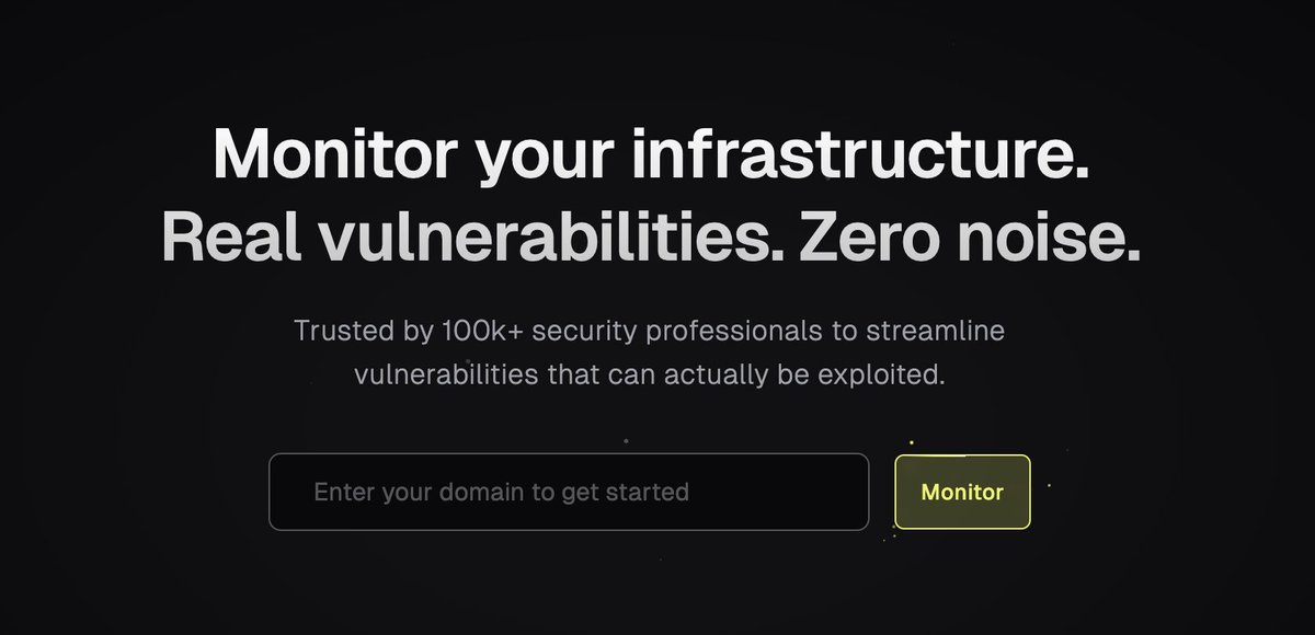 rauchg's tweet photo. projectdiscovery.⁠io is wild. Enter your domain, get the externally detectable internet footprint (hosts / IPs / ports…). Likely to uncover attack surface you were unaware of

A rare security tool that's not snake oil and immediately brings value to your operations 🫠 https://t.co/VVjCryDYpl