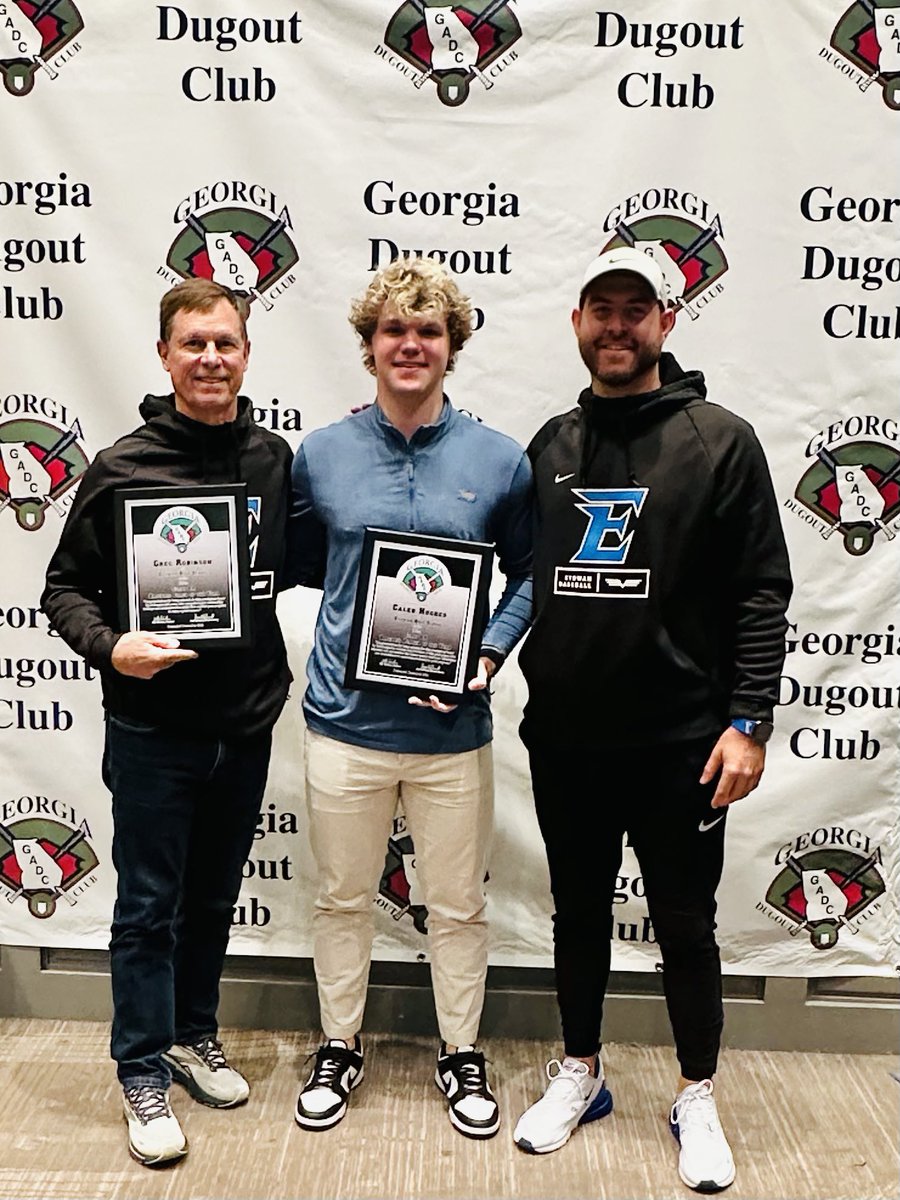 Lara Hughes (@laralhughes) on Twitter photo The 2024 <a href="/EtowahBaseball/">Etowah Eagles Baseball</a> season has finally wrapped with state rings and awards! Proud of this kid and his teammates! <a href="/Caleb_Hughes05/">Caleb Hughes</a> capped off his senior season as <a href="/GaDugoutPreview/">Ga. Dugout Preview</a> GA 6A player of the year.
Now, time for some Golden Eagles baseball <a href="/SouthernMissBSB/">Southern Miss Baseball</a>! #SMTTT The 2024 <a href="/EtowahBaseball/">Etowah Eagles Baseball</a> season has finally wrapped with state rings and awards! Proud of this kid and his teammates! <a href="/Caleb_Hughes05/">Caleb Hughes</a> capped off his senior season as <a href="/GaDugoutPreview/">Ga. Dugout Preview</a> GA 6A player of the year.
Now, time for some Golden Eagles baseball <a href="/SouthernMissBSB/">Southern Miss Baseball</a>! #SMTTT