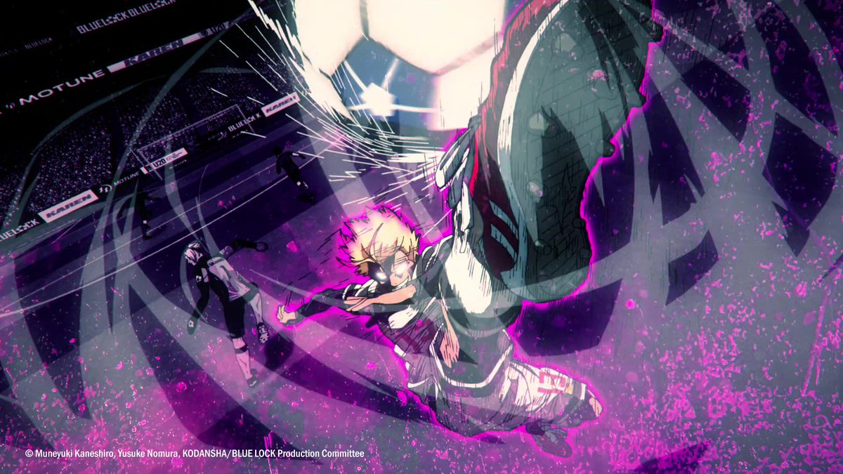 animetv_jp's tweet photo. Shidou's big bang SHOT! 😳🩷

— Watch BLUE LOCK Season 2 on Crunchyroll! https://t.co/ds8mg5mRGj