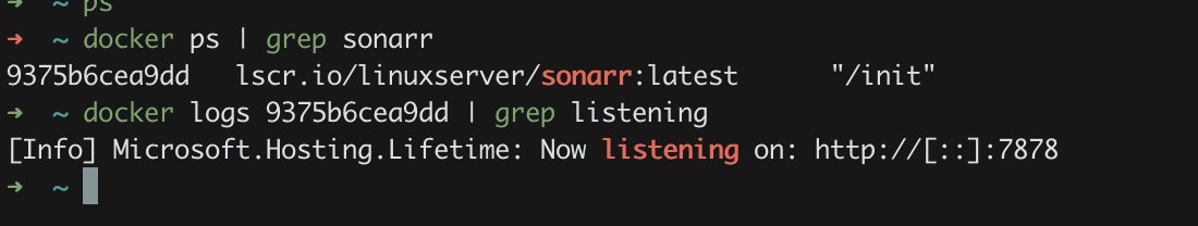 Hey <a href="/datsparks_/">DatSparks</a> - love the plex setup script. I think there's a small problem though: the 8989 port for Sonarr may be wrong. The docker container expects 7878 from what I can tell