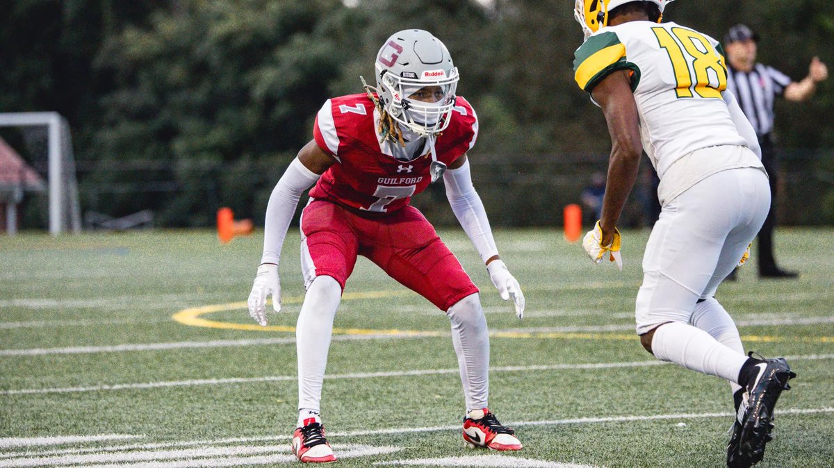 wr_sean5's tweet photo. Blessed to receive an offer to @GuilfordFB! #AGTG (#6) @CoachJamesGC @CoachSmithWC @_DavidStadler @CoachDavisGC https://t.co/1zZKmxzpLk