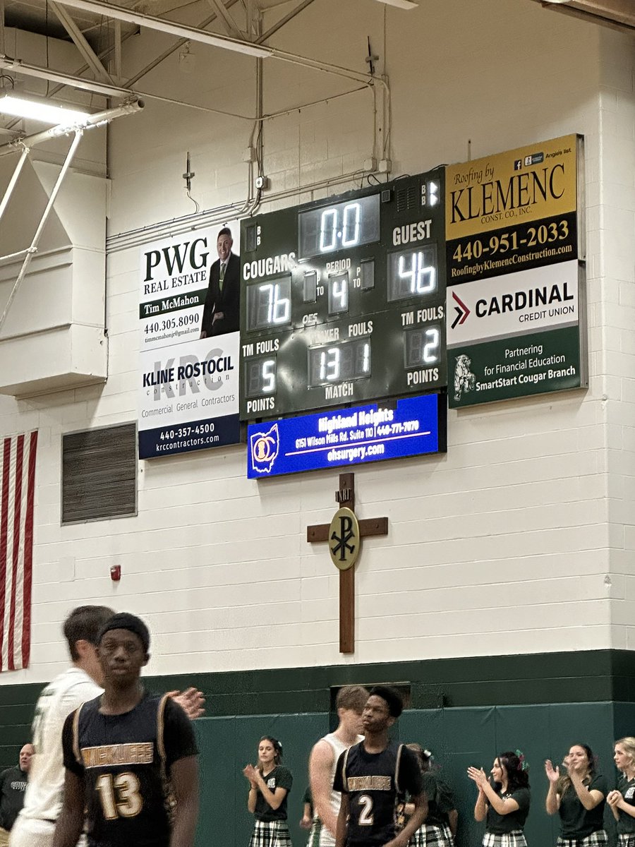 Lake Catholic (@lchs_cougars) on Twitter photo Final from Cougar Country…Lake Catholic 76 Wickliffe 46! Ace Peterlin led all scores with 17 points! Cross Nimmo added 11 points for the Cougars! <a href="/LC_Hoops/">Lake Catholic Hoops</a> will travel to Cleveland this Tuesday night to take on Benedictine! Go Cougars! Final from Cougar Country…Lake Catholic 76 Wickliffe 46! Ace Peterlin led all scores with 17 points! Cross Nimmo added 11 points for the Cougars! <a href="/LC_Hoops/">Lake Catholic Hoops</a> will travel to Cleveland this Tuesday night to take on Benedictine! Go Cougars!