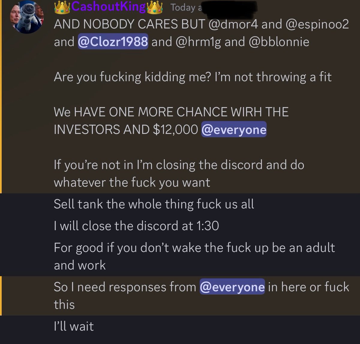 Cryptkingpin1's tweet photo. @HiddenGemJJ  is the biggest scamming bum in gambling history .loon what he tells them. Man no way ppl are this foolish #uhc #memecoin #fanduel #discord #sportsbettingtwitter  @Geechi4848 @ParlayScience https://t.co/WJESdI39hz