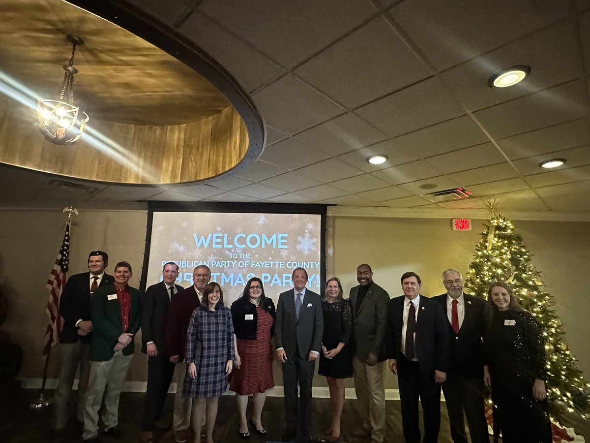 I enjoyed attending last night’s <a href="/FayetteKYGOP/">Republican Party of Fayette County</a> Christmas Party where I saw many friends and familiar faces and shared about my first year serving as Kentucky Auditor!