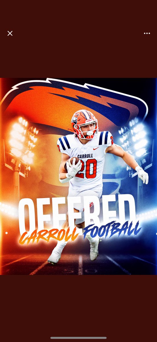Blessed to receive an offer from Carroll University 
<a href="/HilltoppersFB/">JCA Football</a> <a href="/rudysgymjoliet/">Rudysgymjoliet</a>