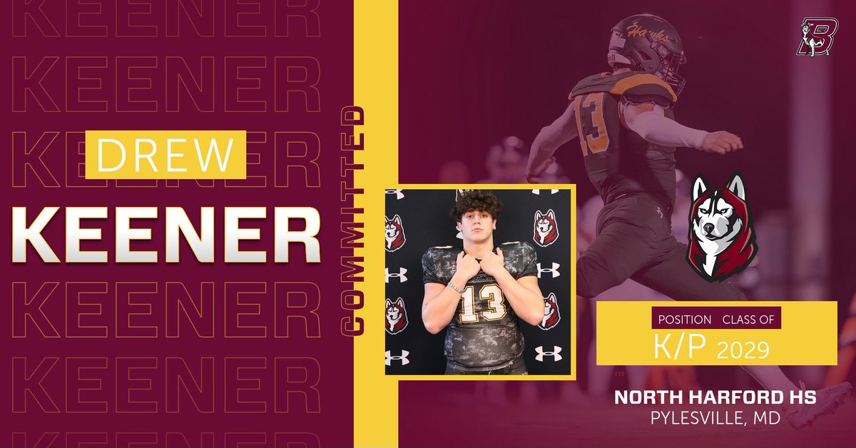 Drew Keener (@drewkeener21) on Twitter photo After my official visit today and a great conversation with <a href="/SheptockFrank/">Frank Sheptock</a> I’m
blessed to announce my academic and athletic commitment to play D2 football at Bloomsburg University! 
Thank you to <a href="/CoachBernocco/">Josh Bernocco</a> <a href="/chase_higgins_/">Chase Higgins</a> and <a href="/zachmartin34/">Zach Martin</a> for the opportunity! <a href="/KohlsKicking/">Kohl's Kicking Camps</a> After my official visit today and a great conversation with <a href="/SheptockFrank/">Frank Sheptock</a> I’m
blessed to announce my academic and athletic commitment to play D2 football at Bloomsburg University! 
Thank you to <a href="/CoachBernocco/">Josh Bernocco</a> <a href="/chase_higgins_/">Chase Higgins</a> and <a href="/zachmartin34/">Zach Martin</a> for the opportunity! <a href="/KohlsKicking/">Kohl's Kicking Camps</a>