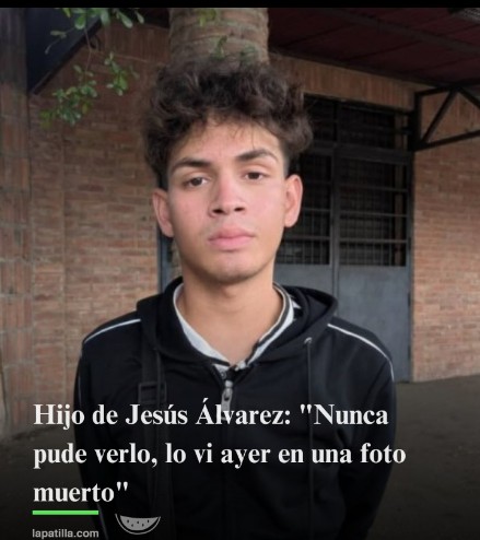 #Venezuela.   Atención: vean bien este rostro. Jesús Álvarez está desaparecido según denuncia su tía. Fue a buscar los "papeles" en Valencia para que le dieran el cuerpo de su padre 

  Yo espero que "Aparezca" <a href="/NicolasMaduro/">Nicolás Maduro</a> <a href="/TarekWilliansS/">Tarek Willians Saab</a>  
sano y salvo y con los "papeles" lo