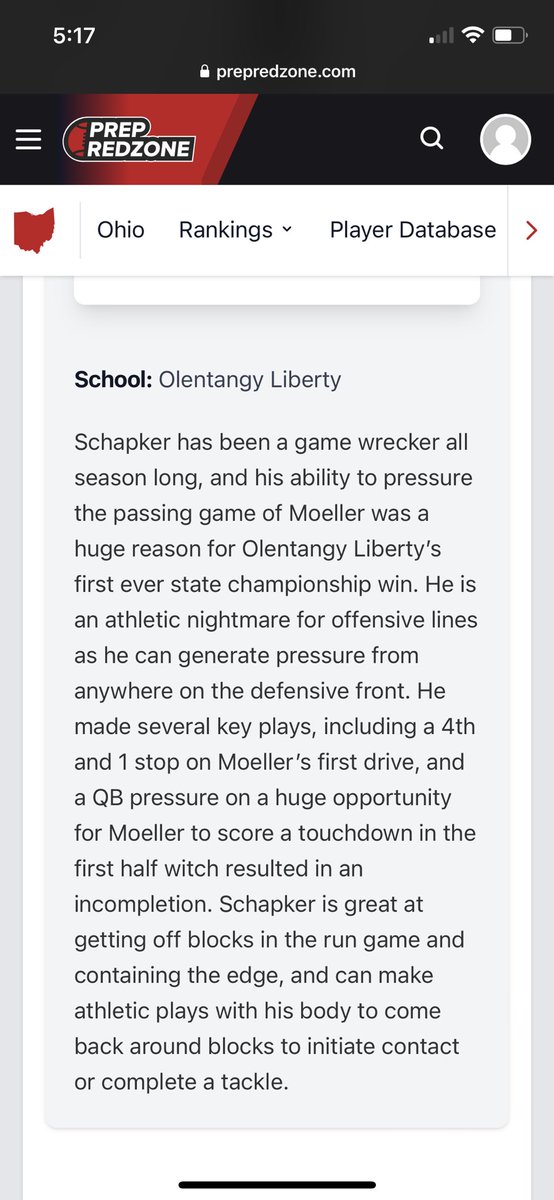 RyanSchapker's tweet photo. Thank you @TylerStevens94 for the write up! @olibfb https://t.co/Qr3yNkJ0pv