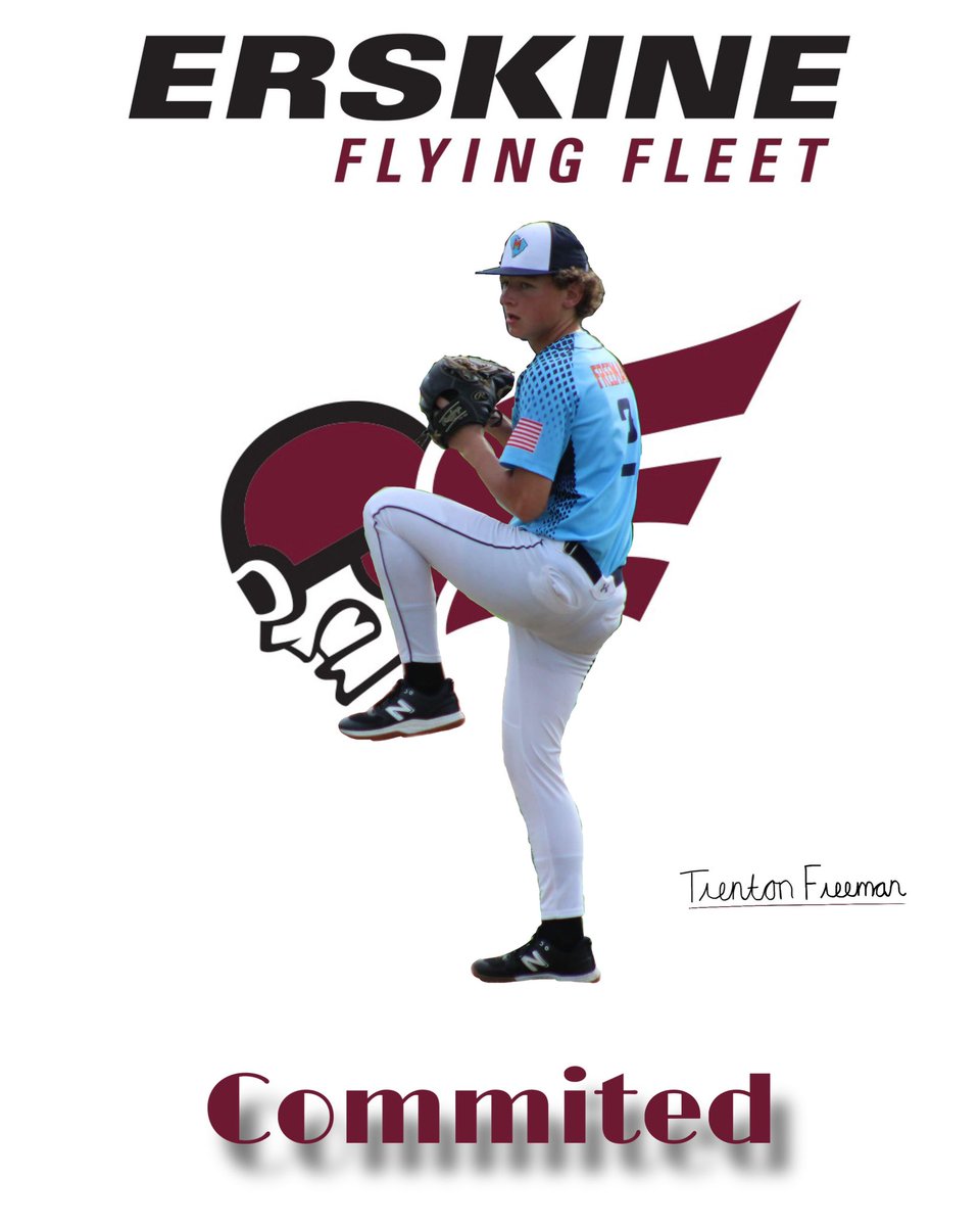 trentfreeman07's tweet photo. I’m excited to announce my commitment to Erskine College to continue my athletic and academic career. Thank you to my parents, coaches, teammates, and everyone else who helped me along the way. #goflyingfleet https://t.co/JUedlzhNon